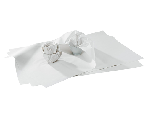feuilles de papier de calage blanc